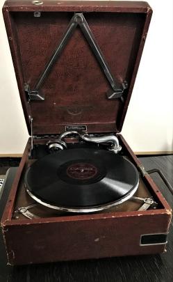 ★Colombia蓄音機No.G-207-A　コロンビア　時代　ジャンク品★　_1