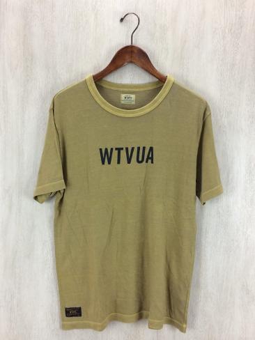 w)taps◆Tシャツ/M/コットン/YLW