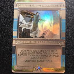 MTG 意志の力/Force of Will foil アモンケット Amonkhet Invocations Masterpiece AKH ...
