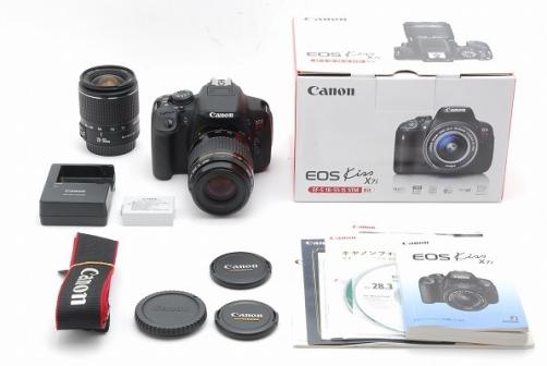 ☆元箱一式!極美品☆CANON EOS kiss X7i キヤノン純正Wレンズ