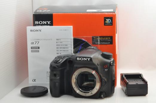 100%新品，品質保証 緊急大特価 SONY &alpha;77 ボディ 元箱付き 新同美観(ソニー)｜売買されたオークション情報、yahooの商品情報をアーカイブ公開 - オークファン ソニー