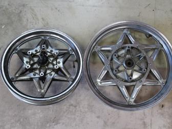 CBR400F 前後セット 純正ホイール ホイール CBR400F 前後 