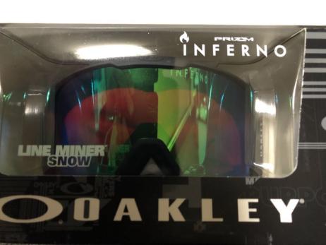 Oakley Line Miner Inferno Prizm Goggles - Snow Ski Goggle Lens