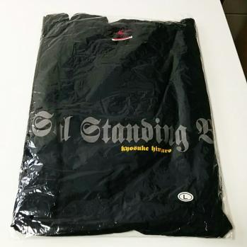 氷室京介 KYOSUKE HIMURO TOUR 2004 SOUL STANDING BY～ Tシャツ 黒 L