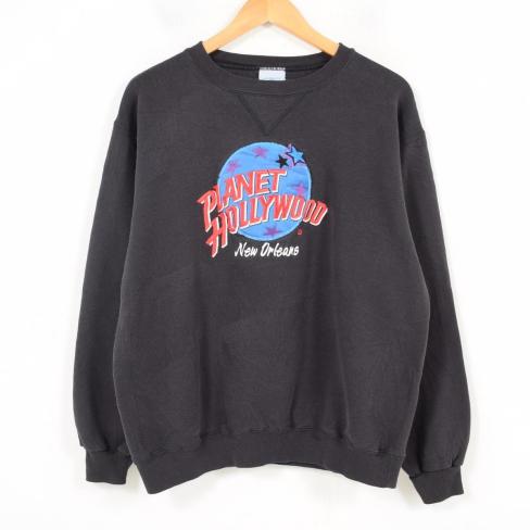 人気，高品質 PLANET HOLLYWOOD ロゴスウェット USA製 メンズL /wal3383(Lサイズ)｜売買されたオークション情報、yahooの商品情報をアーカイブ公開 - オークファン Lサイズ