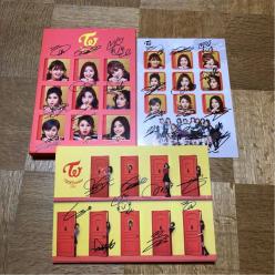 TWICE 直筆サインタイ盤CD(訳あり) twice 直筆サイン（CD・DVD）の通販