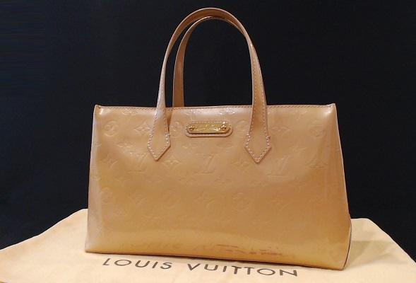 1円美品☆ヴィトン☆ヴェルニ ウィルシャーPM　ローズフロランタン　M91642【LOUIS VUITTON】