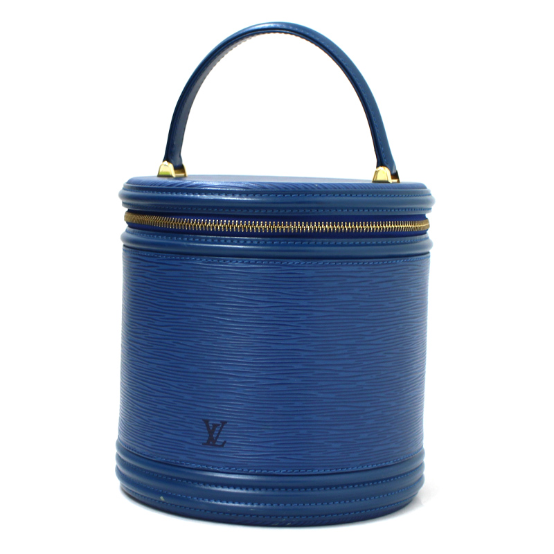 【新品未使用】ルイヴィトン　ヴァニティバッグ　インディゴブルー カンヌ エピ ルイヴィトン バニティバッグ LOUIS VUITTON ブラック