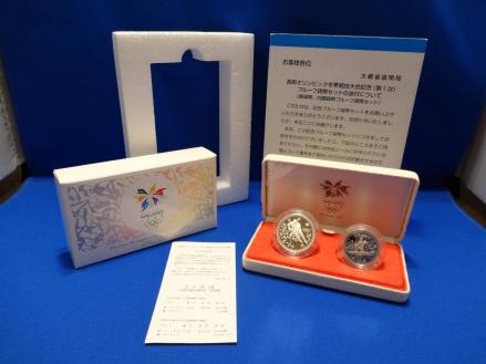 人気セール，新品 長野オリンピック 冬季競技大会記念 1次 プルーフ貨幣セット オリンピック 額面￥5 500(平成)｜売買されたオークション情報、yahooの商品情報をアーカイブ公開 - オークファン 記念硬貨