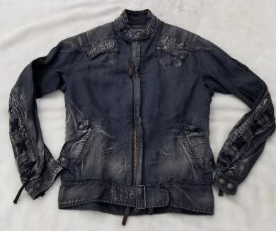 【新作入荷，送料無料】 マリテフランソワジルボー ジップジャケット ライダース 麻&times;綿 TS-735 サイズS メンズ(男性用)｜売買されたオークション情報、yahooの商品情報をアーカイブ公開 - オークファン 男性用