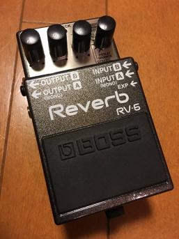 楽器・機材 BOSS RV-6(底プレート、銀ネジ付)