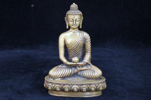 密宗密教 稀少 貴重 銅製金鍍 銅製 年代物 極上品 民間収集 出土 早期
