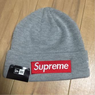 Supreme Newera box logo ビーニー ニット帽