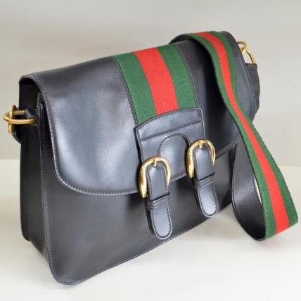 ジャンク品 オールドグッチ GUCCI ショルダーバッグ 斜めがけ シェリー