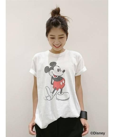 【新品，限定セール】 GOOD ROCK SPEED for BEAUTY&YOUTH MICKEY Tシャツ FREEホワイト 1度着用 ヴィンテージライク ミッキー カットソー グッドロックスピード(半袖Tシャツ)｜売買されたオークション情報、yahooの商品情報を 女性用