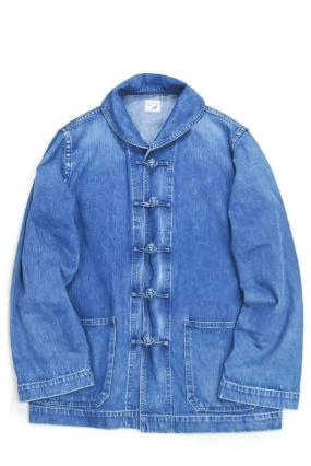 限定セール，最新作 orslow x BEAMS JAPAN オアスロウ 別注 17SS オリエンタルジャケットスペシャル 1 デニムチャイナジャケット | mc48955(ジャンパー、ブルゾン)｜売買されたオークション情報、yahooの商品情報をアーカ 男性用