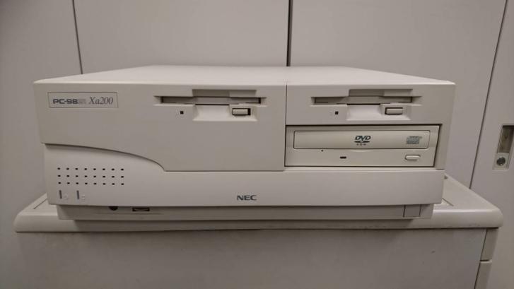 整備】NEC PC-9821xａ200 D30R 2ドライブ 3.5FDD+3.5FDD 9801の共有に