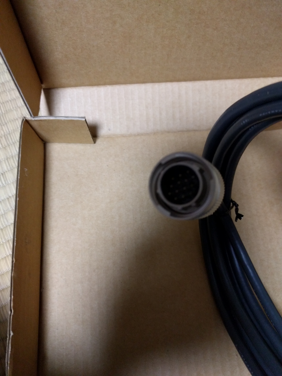 SONY接続ケーブルＣＣＱX-3新品　カメラやポータブル VTRにCMA-8／8AからDC電源を供給させるための接続ケーブル14ピン（凸）←→XSR（凹）_5