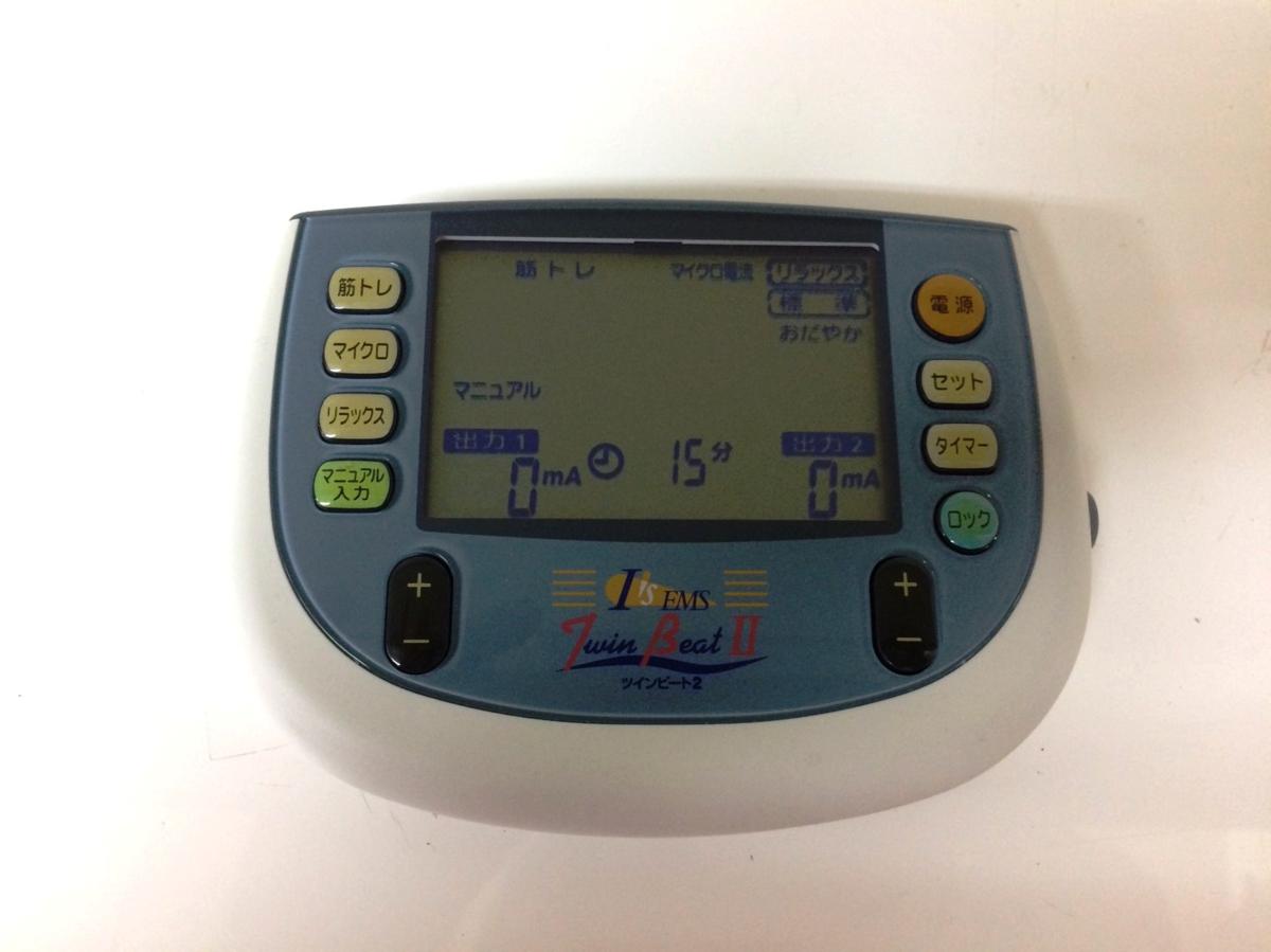 □ジャンク　伊藤超短波　ツインビート2「I'sEMS」　本体のみ　通電確認済　δ□