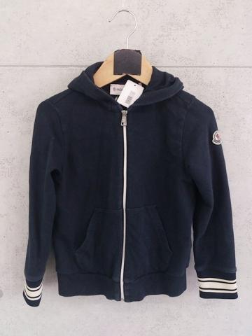 ◇ MONCLER モンクレール キッズ 子供服 ジップアップ 長袖 パーカー 110 ブラック系 # ◆ 1000001983738