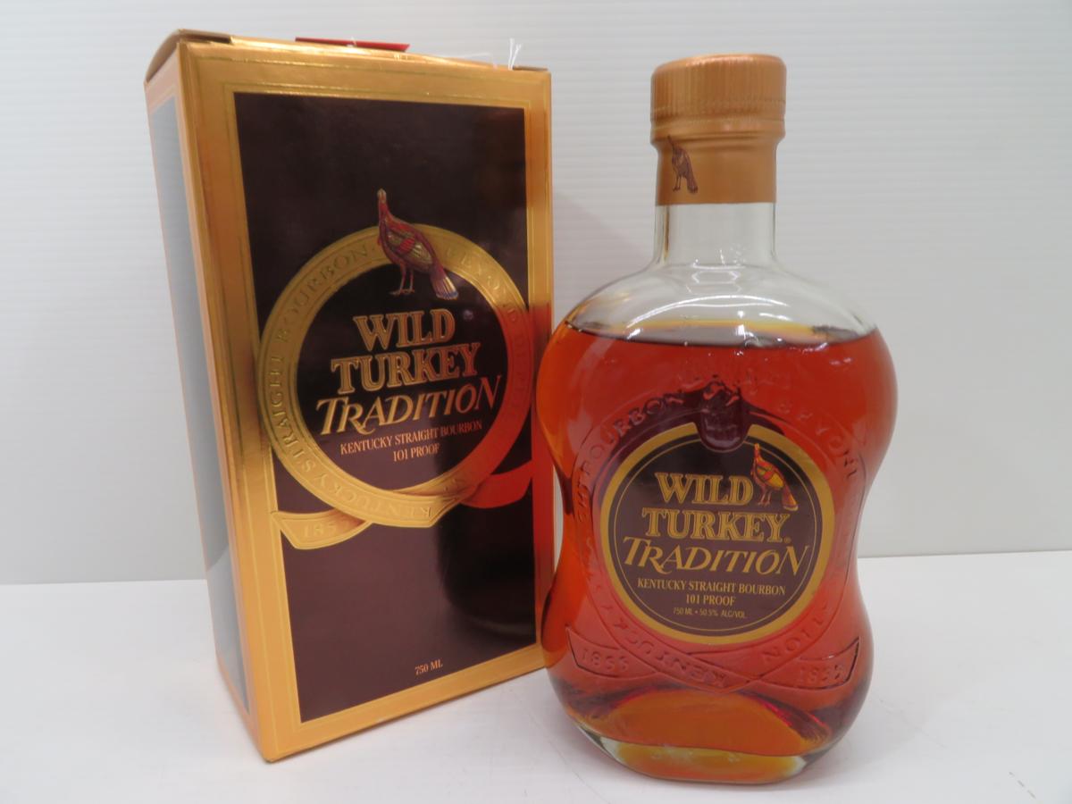 未開栓 ワイルドターキー トラディション 箱付 750ml 50.5％ 2J-12-2