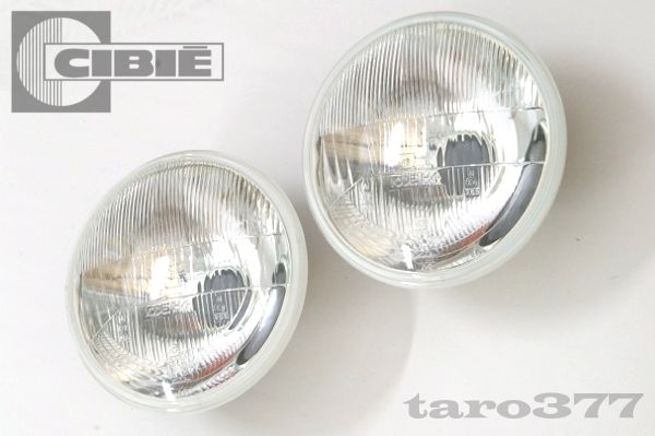 CIBIE 丸型2灯用ヘッドライト 7吋 中古品 当時物 旧車