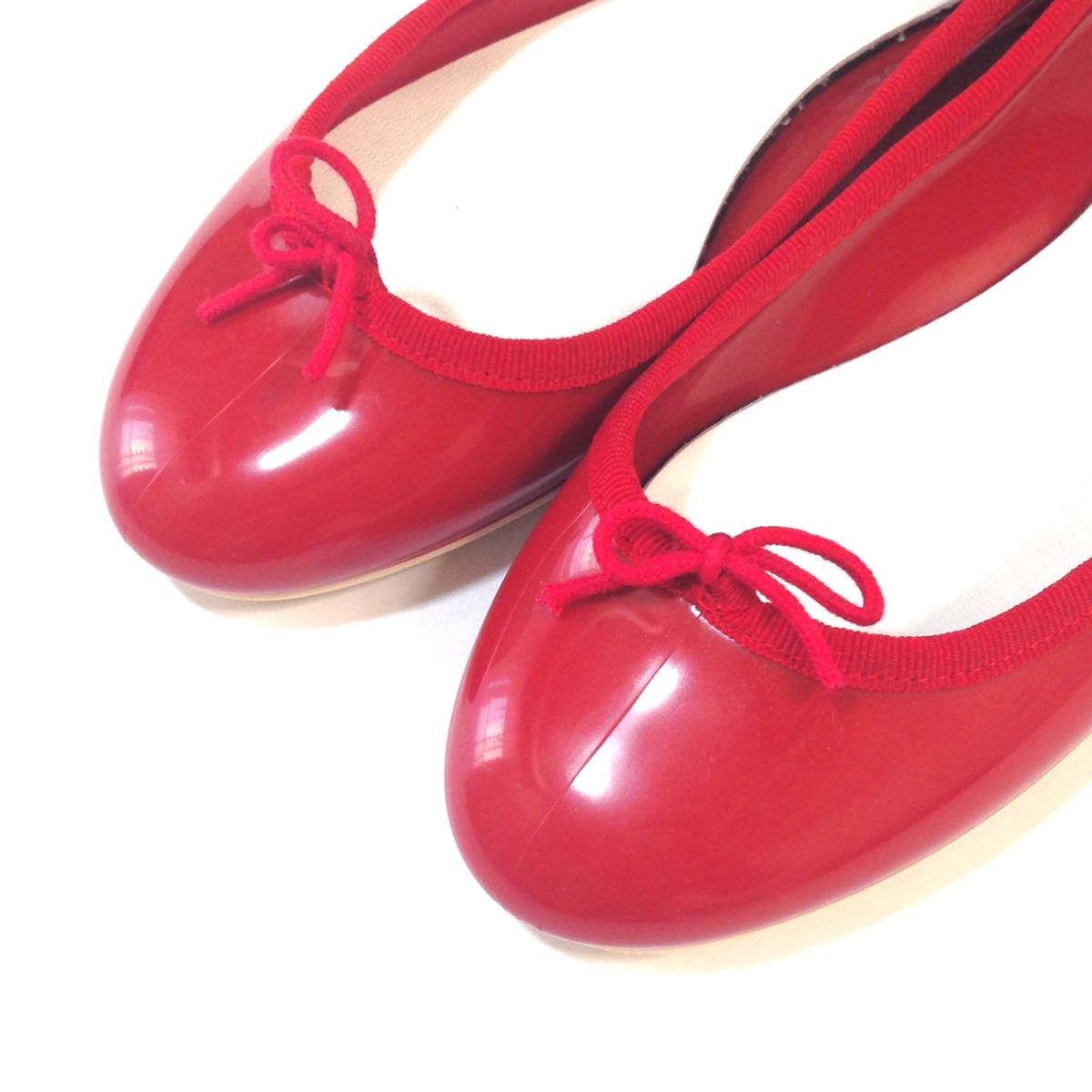 中古】repetto レペット フラットシューズ レッド 37 サンドリオン