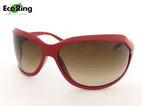 送料無料，人気SALE 1円 ■新品同様■ PRADA プラダ SPR14G サングラス 眼鏡 メガネ メンズ レディース ブラウン系 FU0858