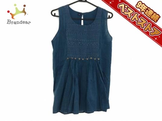 お買い得，得価 アールバイフォーティーファイブアールピーエム R by45rpm ワンピース チュニック サイズ2 M ブルー レディース スパンコール(トップス)｜売買されたオークション情報、yahooの商品情報をアー 女性用