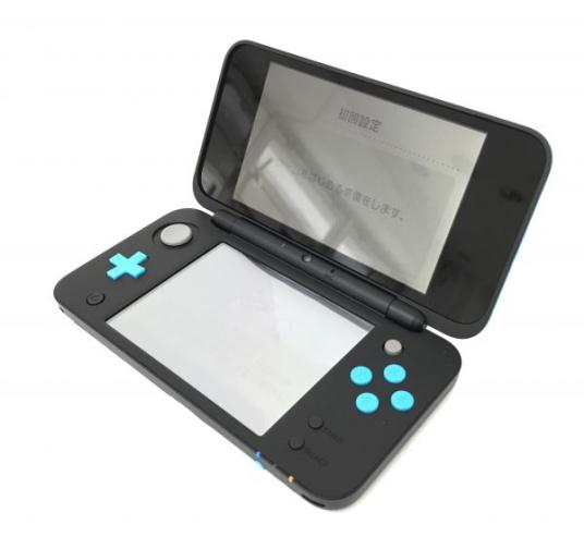 ☆【Bランク】Newニンテンドー2DS LL ブラック×ターコイズ ZI-2978 New