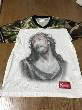国内正規品】 supreme 14ss jesus football top camo シュプリーム
