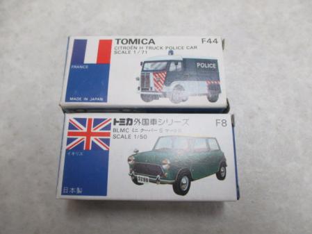 青箱トミカ 外国車シリーズ BLMC ミニクーパーS マークⅢ