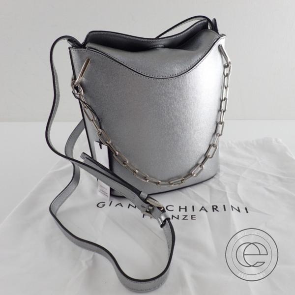 未使用☆GIANNI CHIARINI ジャンニキャリーニ 6225 バケット型2WAY 