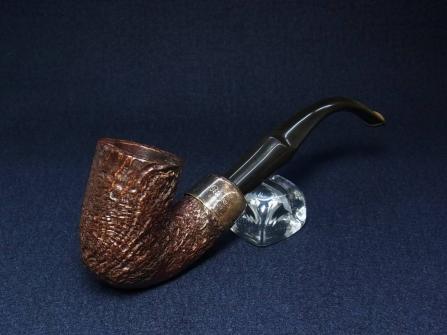 ◎パイプ12 Peterson システムプレミア/309◎ピーターソン/SYSTEM PREMIER/全長約16㎝/銀巻/スターリングシルバー/喫煙具/消費税0円