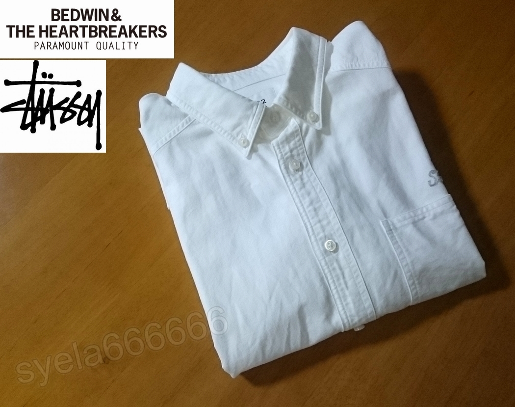 安い，HOT BEDWIN &times; STUSSY 12AW BD OX SHIRT FRANCESCO 2 M ベドウィン ステューシー ボタンダウン シャツ(BEDWIN)｜売買されたオークション情報、yahooの商品情報をアーカイブ公開 - オークファン BEDWIN