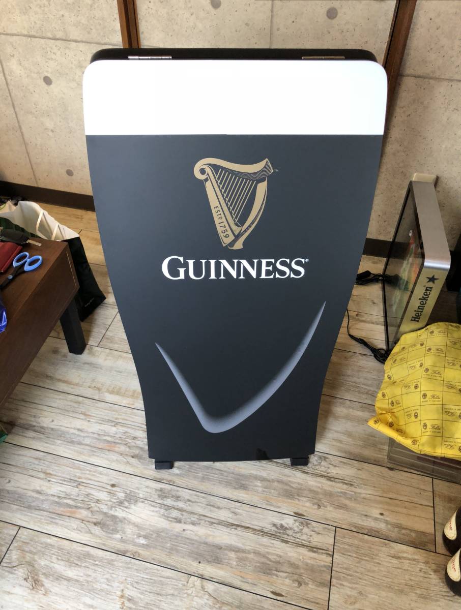 美術品・アンティーク・コレクション ギネス GUINNESS 木製 看板