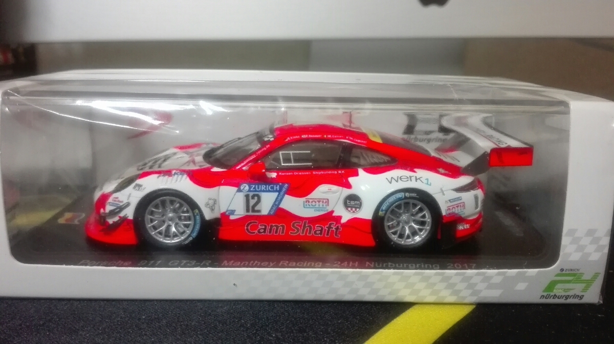 スパーク 1/43 ポルシェ911 GT3-R Manthey Racing 24h Nurburgring