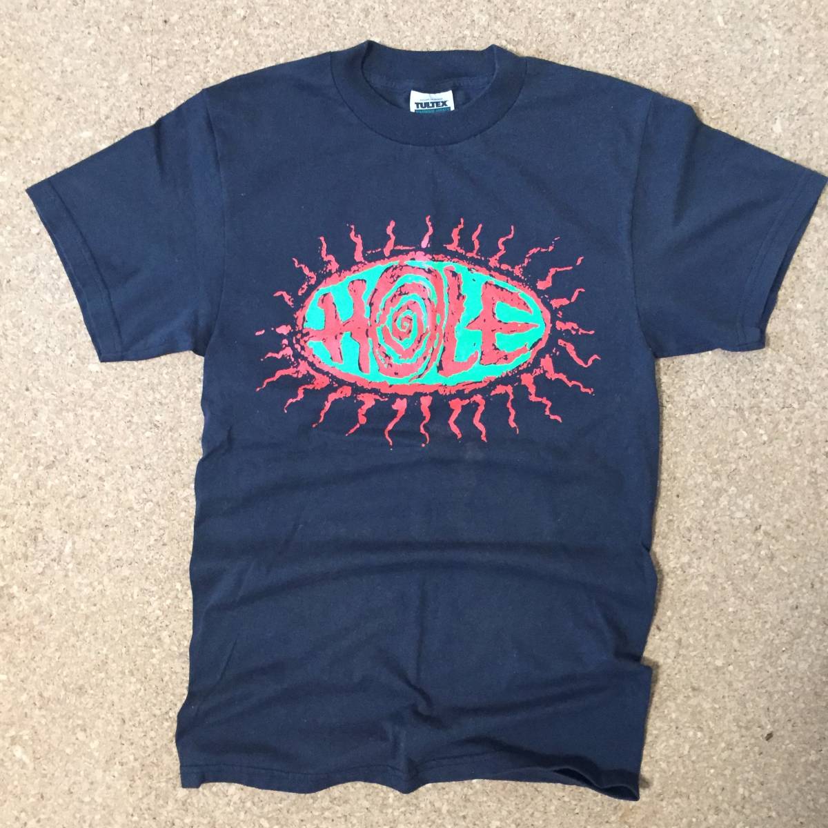 90s Tシャツ HOLE ヴィンテージ ホール クリアランス販売 USA ラバー 