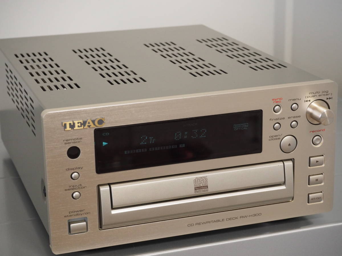 ◇ TEAC RW-H300 CDレコーダー ジャンク RW-H300 CDレコーダー ◇中古