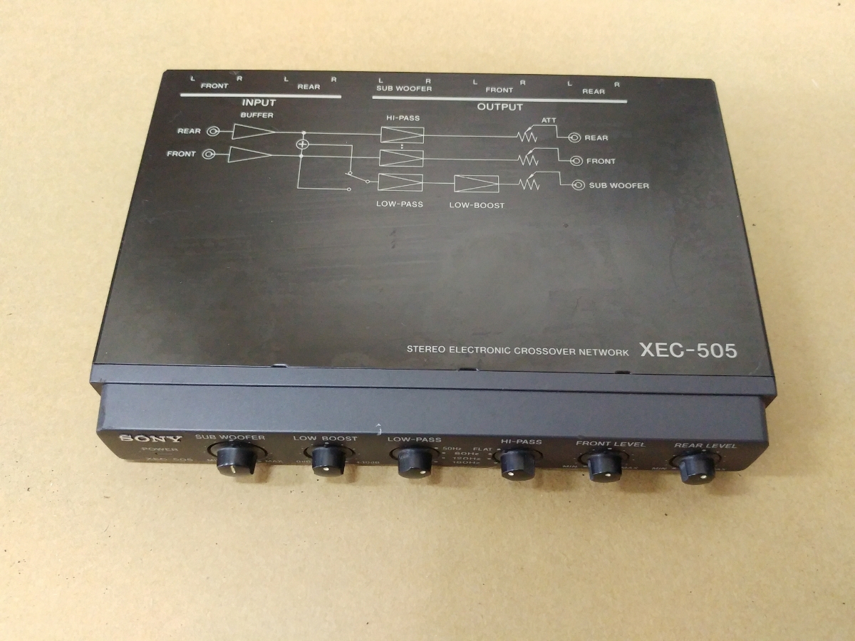 SONY SONY XEC-505 クロスオーバーネットワーク ソニー 0.5DIN 4ch入力