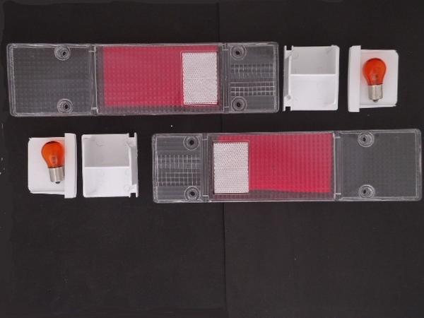 純正テールレンズ交換用クリアレンズセット キャンター 一体型