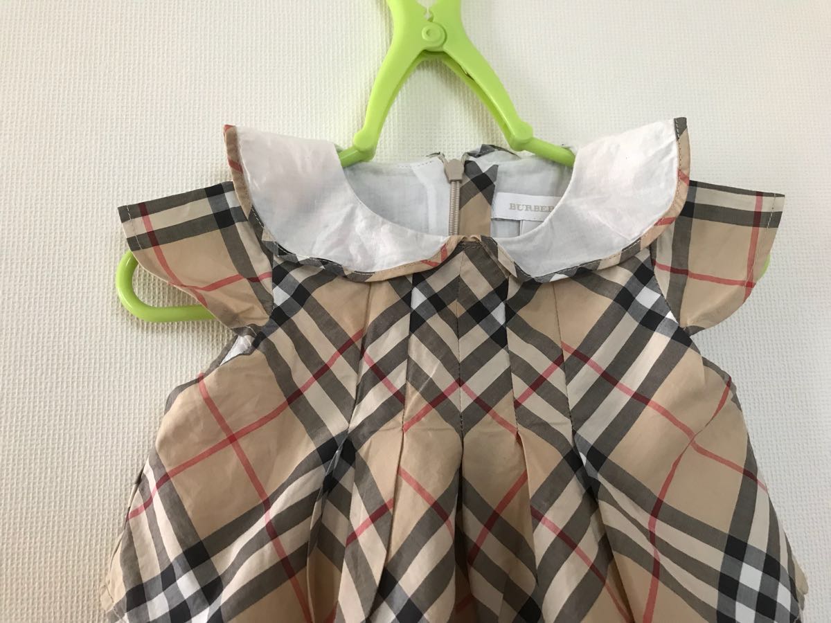 バーバリー 9M 74cm ワンピース 着用少ない美品 送料164円 70cm 80cm