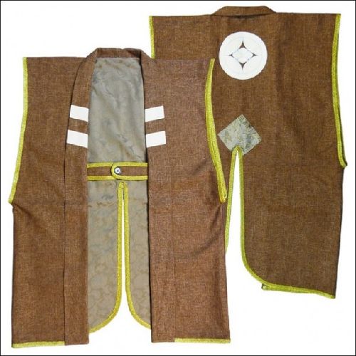 【特別出品】丸に七宝に花菱紋陣羽織　戦国武具