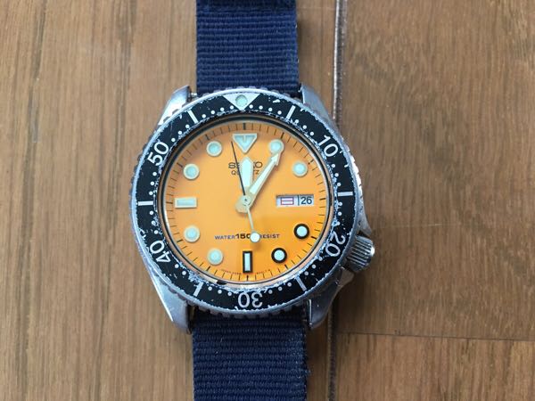セイコー SEIKO オレンジダイバー150 6548-600A ボーイズサイズ 動作品