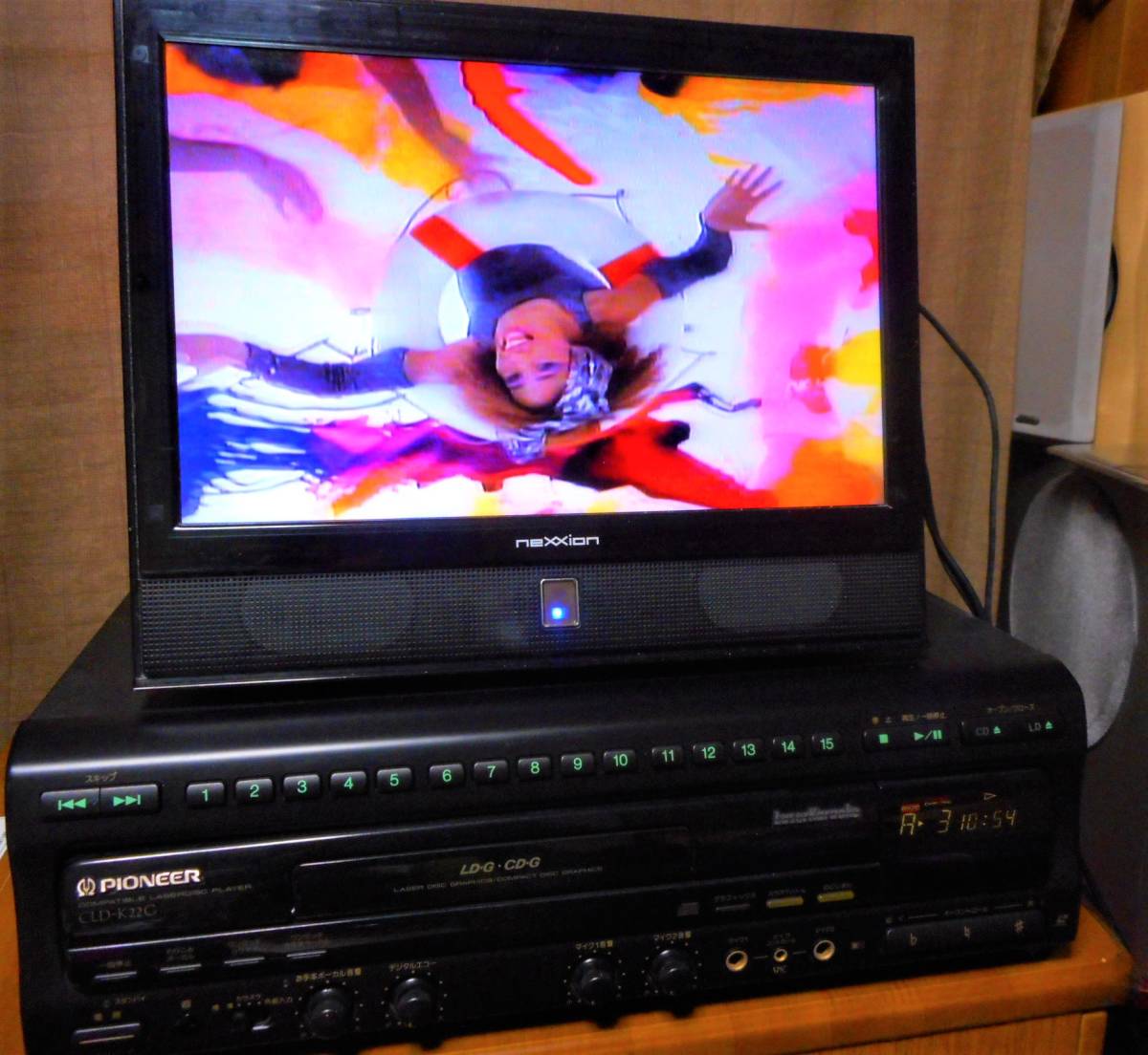 ☆PIONEER パイオニア LDプレーヤー CLD-K22G 動作品 カラオケ