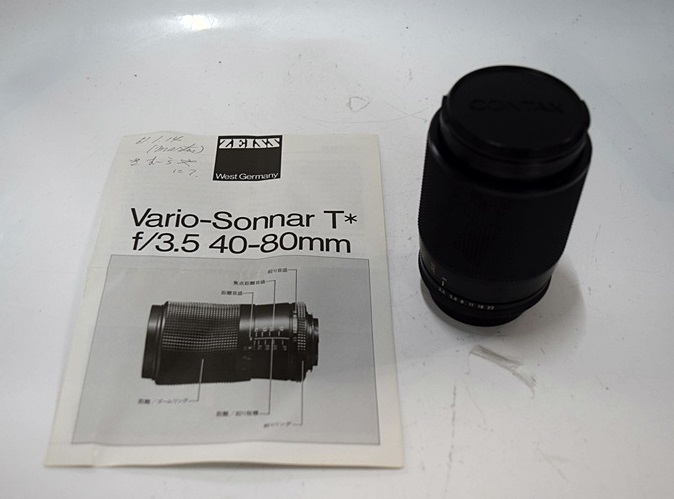 【限定セール，本物保証】 東京 CONTAX コンタックス レンズ Carl Zeiss Vario-Sonnar 40-80mm F3.5 T(ヤシカ、コンタックス)｜売買されたオークション情報、yahooの商品情報をアーカイブ公開 - オークファン ヤシカ、コンタックス