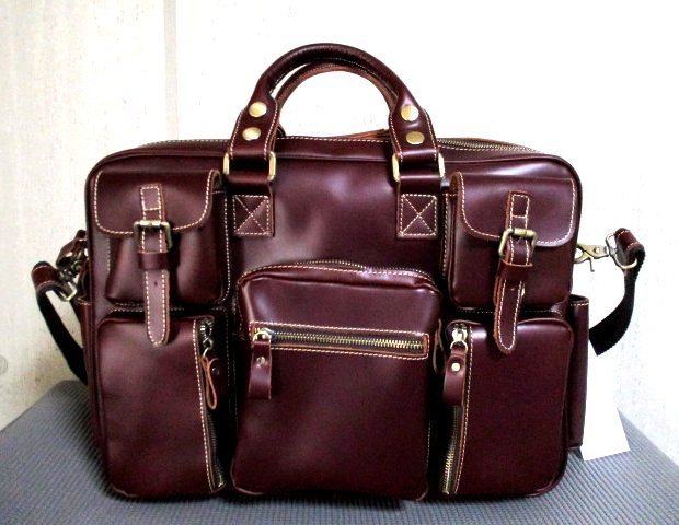  GLANZJAPAN グランツジャパン 2WAYレザーバッグ 茶(ブリーフケース、書類かばん)｜売買されたオークション情報、yahooの商品情報をアーカイブ公開 - オークファン ブリーフケース、書類かばん