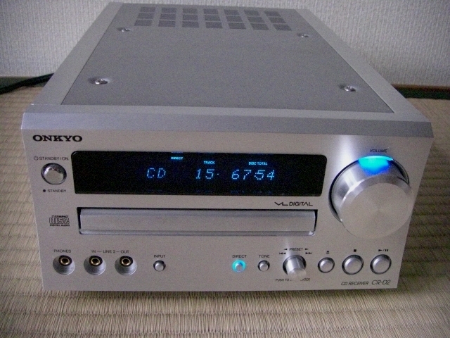 ONKYO CR-D2 CD/FMチューナーアンプ◇中古・動作良品◇ ONKYO CR-D2