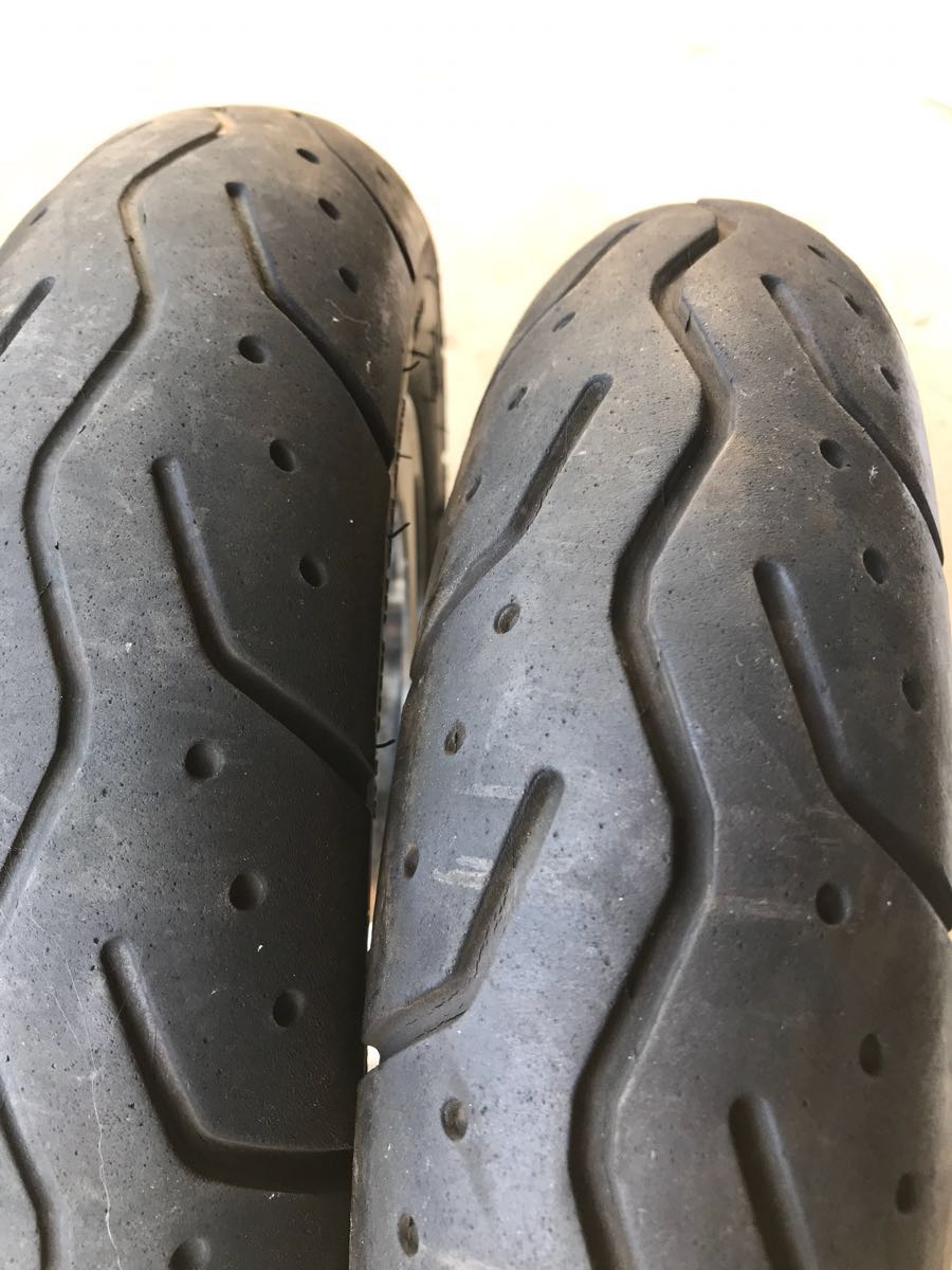 ライブディオZX 純正ホイール メッキ 前後セット アルミ タイヤ溝あり