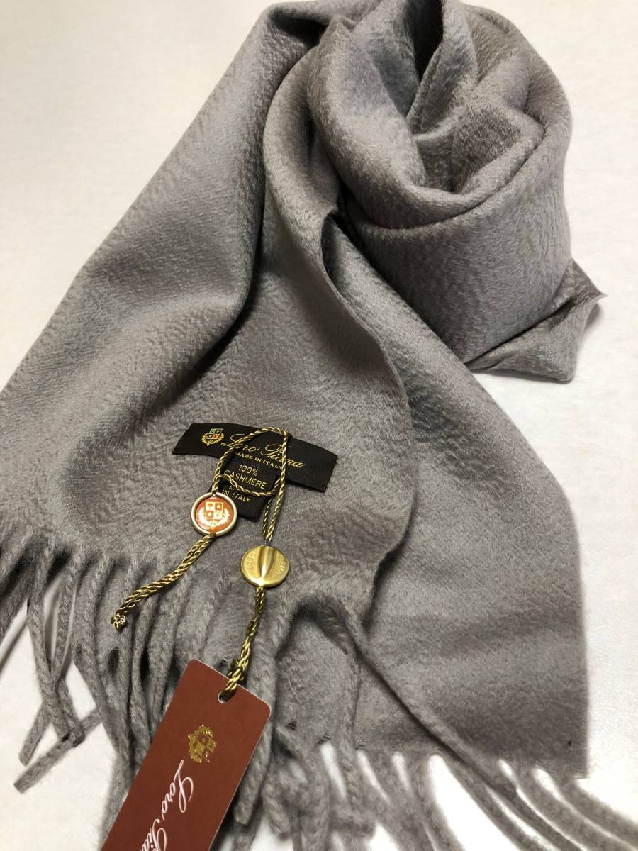 201，000円★90％OFF★ロロピアーナ/LoroPiana★超最高級マフラーカシミア100％★新品/未使用★おススメ★ロロピアーナコイン刺★限定品★
